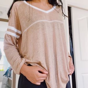 tan ringer tee